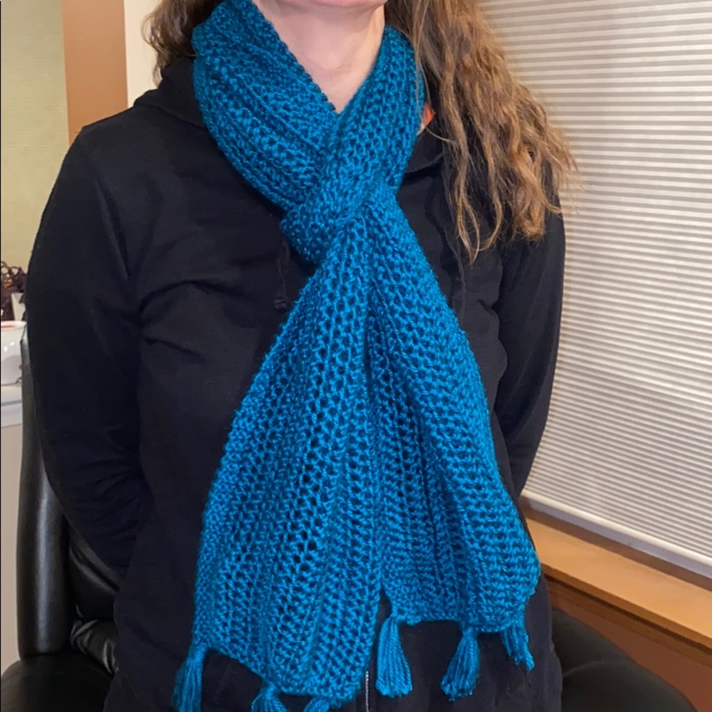 Teal Blue Scarf